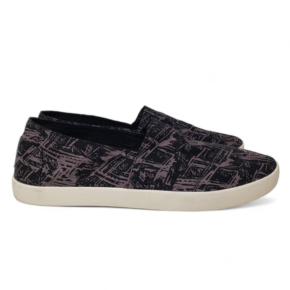 Toms Avalon Sneaker Men's Scratch Pattern Slipon Casual Everyday